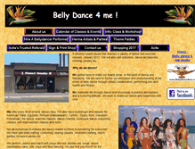 Tablet Screenshot of bellydance4me.com